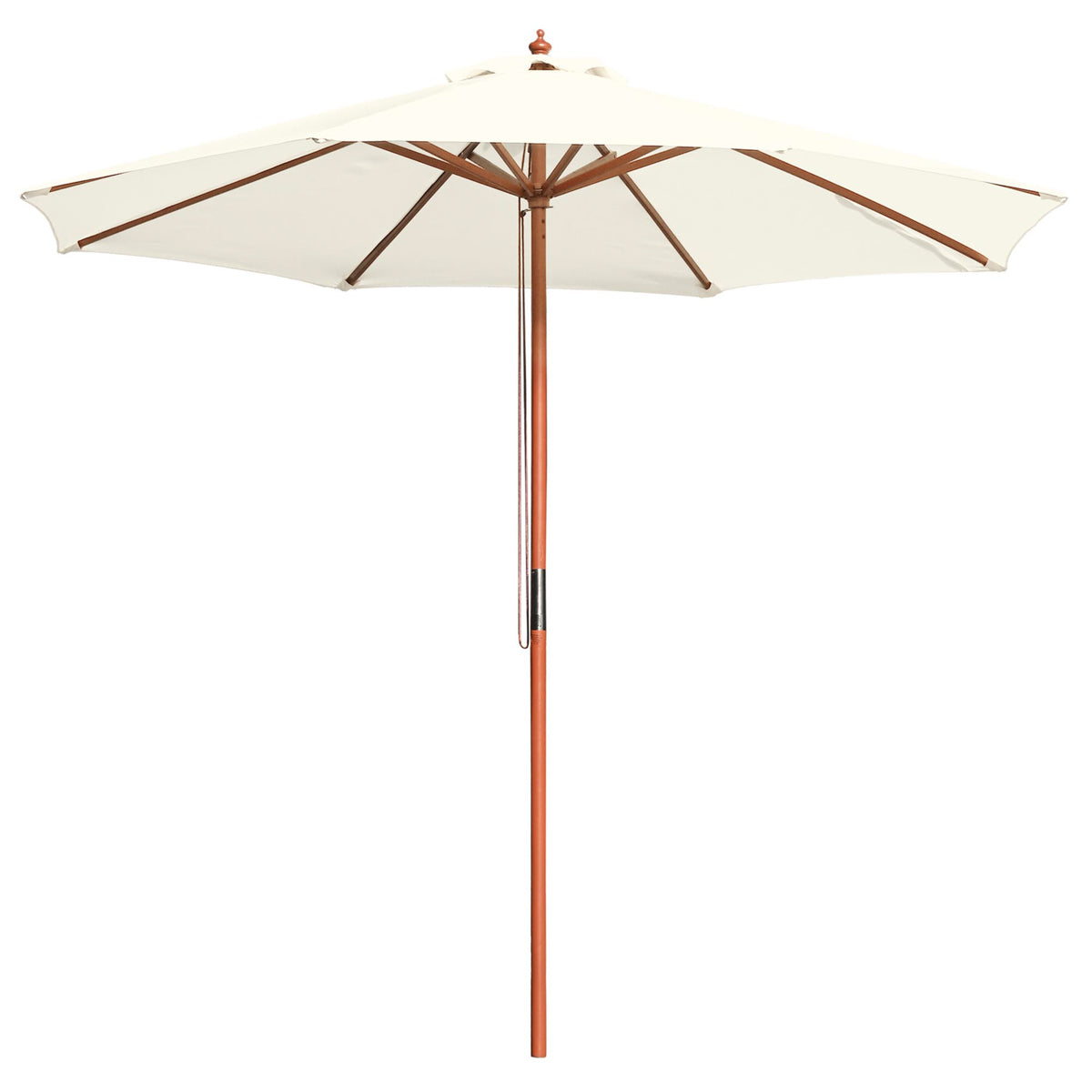 Yescom 9ft Patio Wood Market Umbrella Multiple Colors