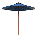 Yescom 9ft Patio Wood Market Umbrella Multiple Colors